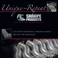 Sharpe Products Tube Bending Capabilities