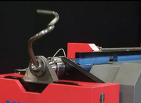 Freeform steel tube bending